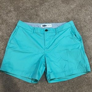 cute turquoise shorts from Old Navy